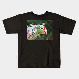 Green Parrot Photography Kids T-Shirt